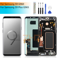 Do Samsung Galaxy S9 Plus wyświetlacz Lcd S9 G965f S9 G960f ekran dotykowy wyświetlacz Digitizer zgromadzenie dla Samsung s9 LCD naprawa części 1